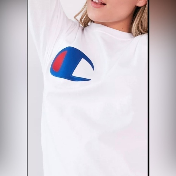 𝅺CHAMPION logo long sleeve tee size small - Picture 1 of 6